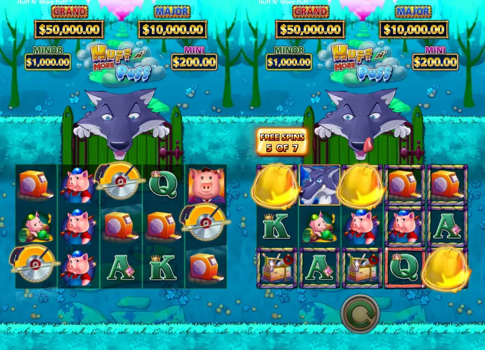 Huff N' More Puff App free spins